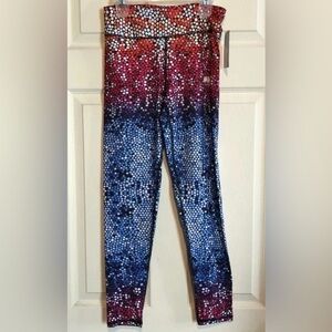 NWT Lotus Leggings Womens Size Small Mermaid Pattern Tights Leggings